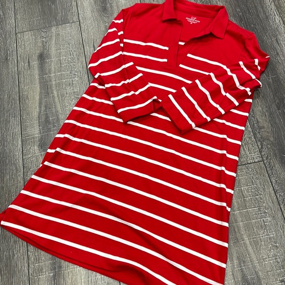 Vineyard Vines XL v neck striped dress - Picture 4 of 4